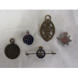 Collection of military badges