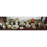 Collection of ceramics to include Cornish pottery