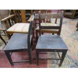 Pair of rustic chairs