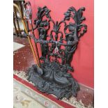 Heavy metal French stick stand and 2 sticks