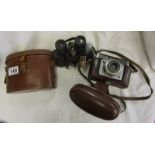 Binoculars & old camera