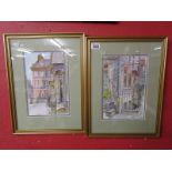 Pair of architectural drawings by J Walsh