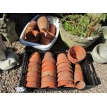 Terracotta plant pots to include Sankey Bulwell