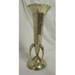 Hallmarked silver bud vase