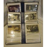 Box set of 3 postcard albums - Early 20thC (100+)