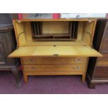 Mid century writing cabinet - H: 107cm W: 107cm D: 41cm