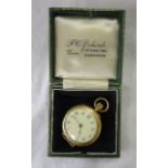 18 carat gold fob watch