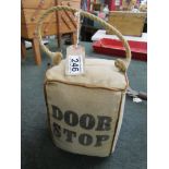 Novelty door stop bag