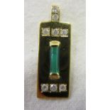 18ct gold & diamond pendant