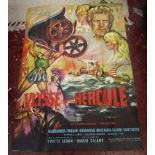French film festival poster - Vlysse contre Hercule