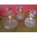 3 decanters