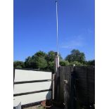 Flag pole with accessories