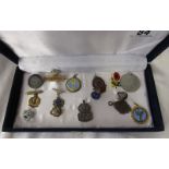 Collection of military badges etc