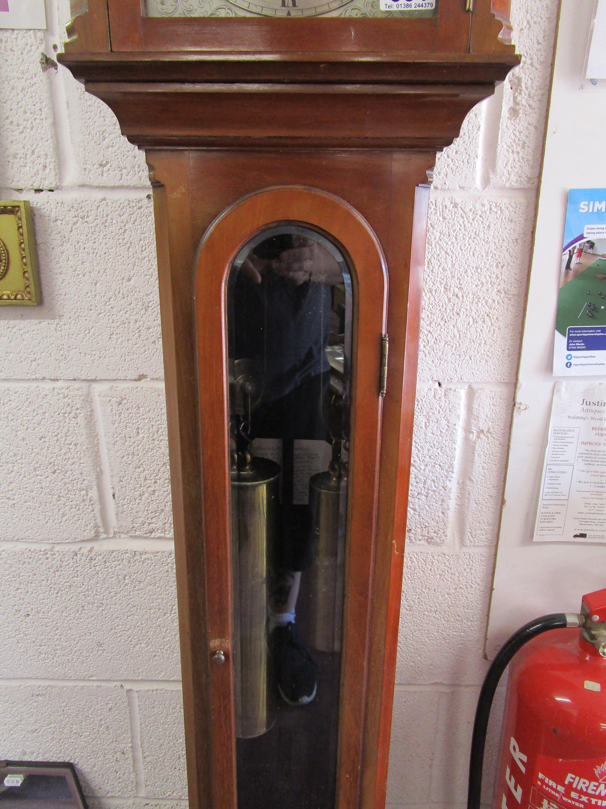 Grandmother clock by George Muir LTD Glasgow - H: 179cm - Image 5 of 21