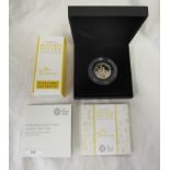 Royal Mint Silver Proof 50 pence coin Black Box Ltd Edition of only 600 - Mrs - Tittlemouse -