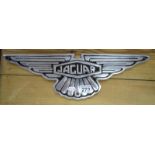 Reproduction metal Jaguar plaque