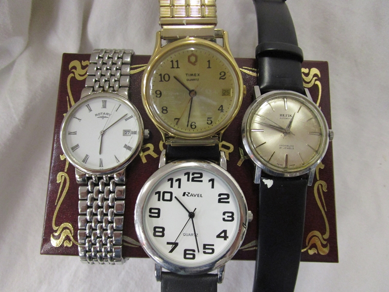 Collection of gents wrist watches to include Rotary