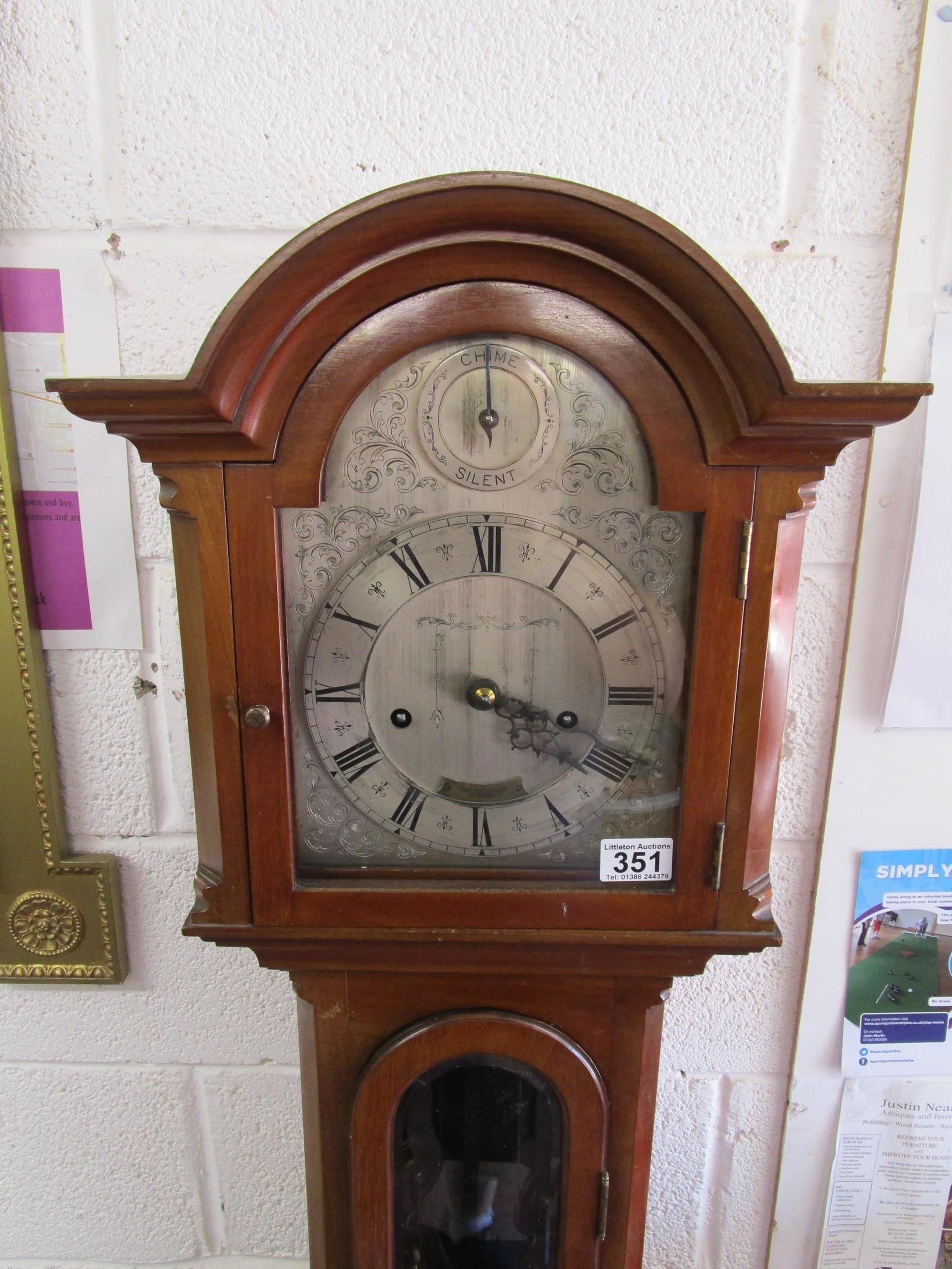 Grandmother clock by George Muir LTD Glasgow - H: 179cm - Image 4 of 21