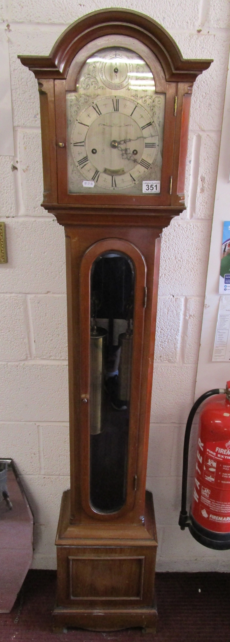 Grandmother clock by George Muir LTD Glasgow - H: 179cm