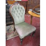 Victorian nursing chair