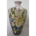 Large Moorcroft vase - Windrush pattern - H: 31cm