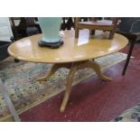 Oval Ercol coffee table