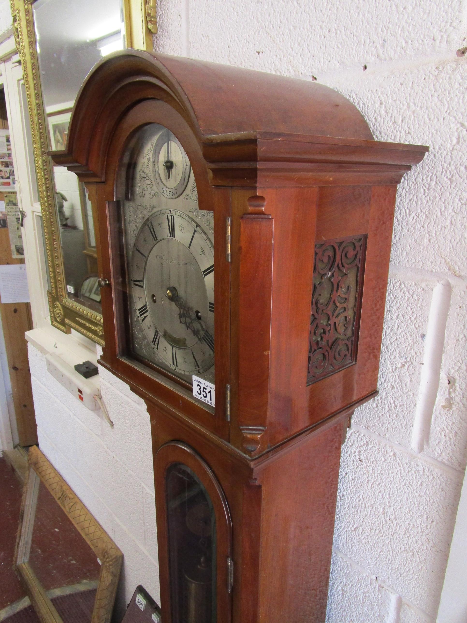 Grandmother clock by George Muir LTD Glasgow - H: 179cm - Image 9 of 21