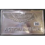 Reproduction Aston Martin metal plaque