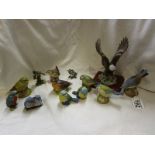 Collection of bird figures