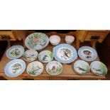 Collection of ceramics to include hand painted and signed Royal Crown Derby signed M Hodgetts