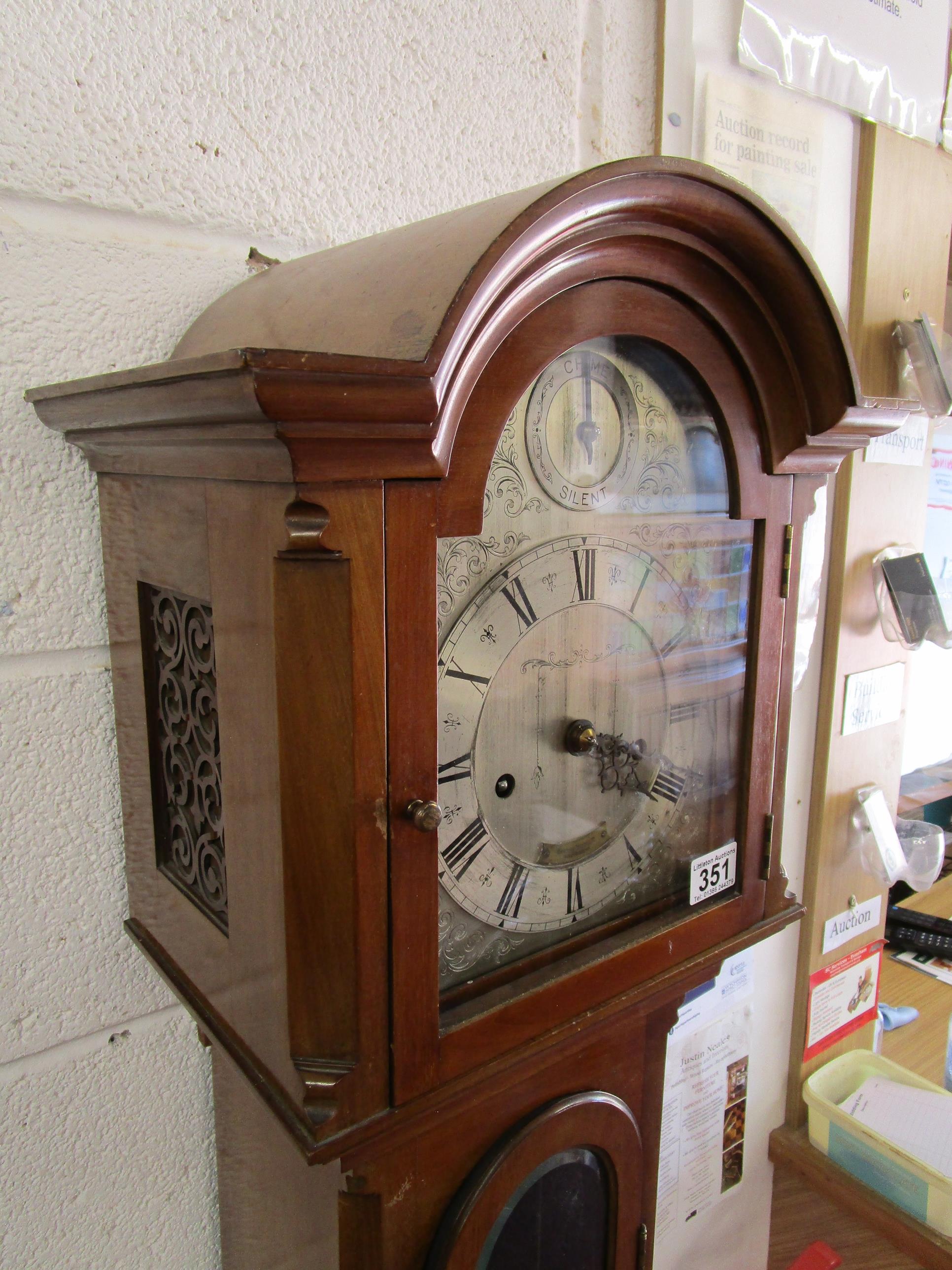 Grandmother clock by George Muir LTD Glasgow - H: 179cm - Image 3 of 21