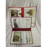 2 postcard albums - Early 20thC (approx 90)