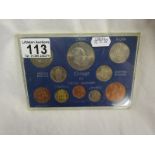 Coinage of Great Britain ten coin set, to include Churchill Crown