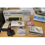 Commodore VIC 20 computer in original box with cassettes