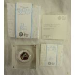 Royal Mint Silver Proof 50 pence coin White Box - Peter Rabbit - Beatrix Potter 2018 - Boxed with