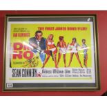 Framed reproduction film poster - James Bond - Dr No