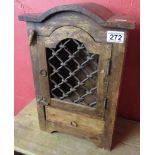 Small hardwood cabinet