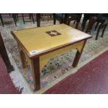 Small inlaid coffee table