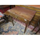 Early writing table with drawer