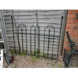 Metal garden partition / fence