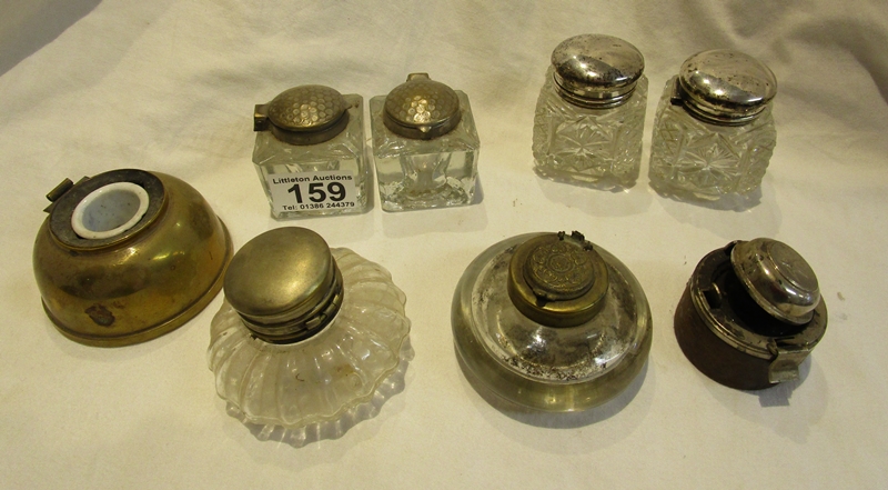 Collection of inkwells