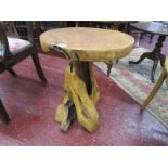 Root wood rustic coffee table