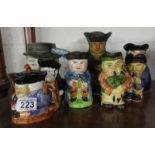 Collection of Toby jugs