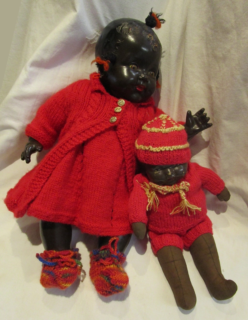 2 early dolls