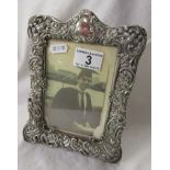 Hallmarked silver picture frame