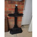 Victorian cast iron stick stand