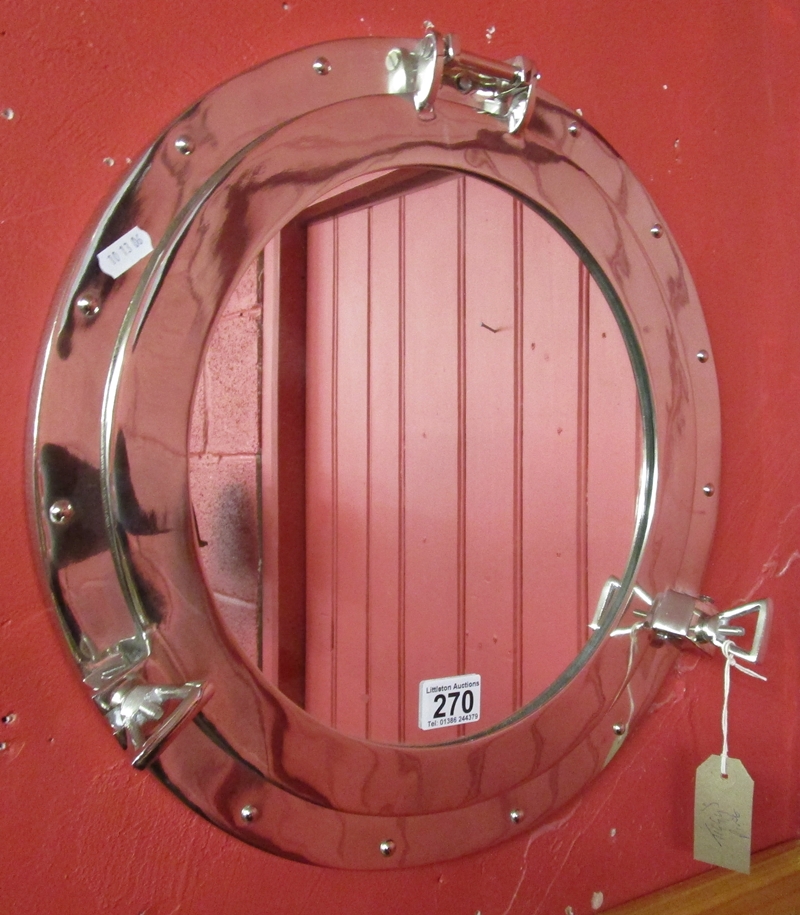 Chrome Porthole mirror
