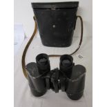 Nazi WWII Carl Zeiss 7x50 binoculars, marked with eagle and swastika