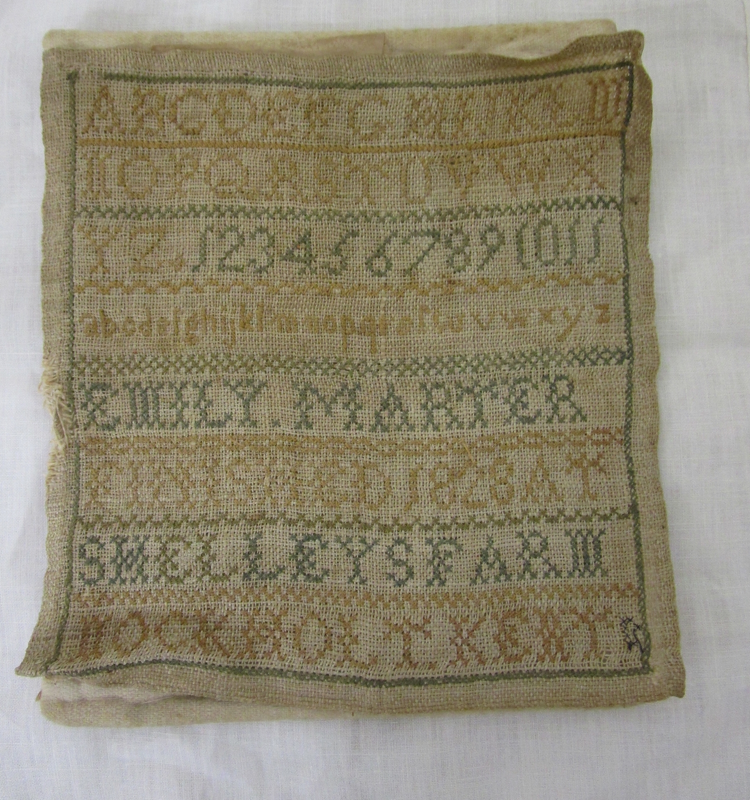 Unframed early sampler