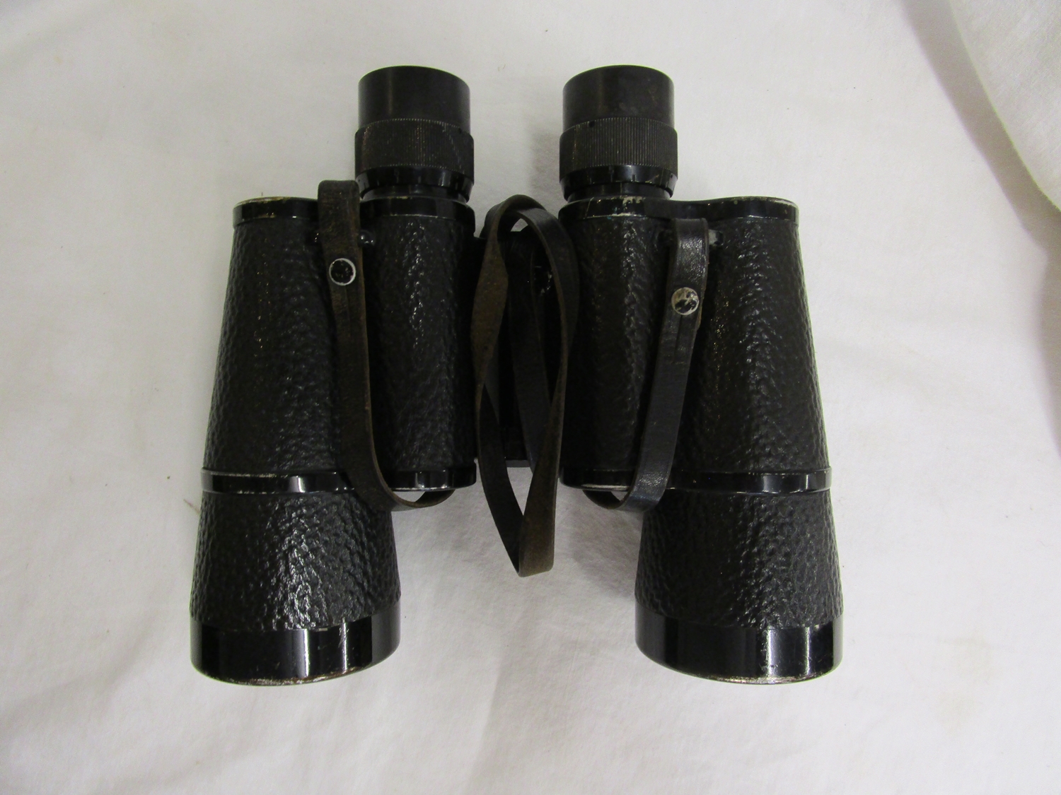 Nazi WWII Carl Zeiss 7x50 binoculars, marked with eagle and swastika - Image 5 of 10